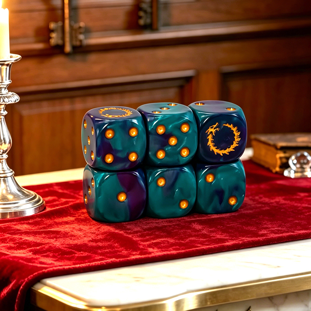 Board Game Live - Conjunto de Dados D6 Poliédricos com